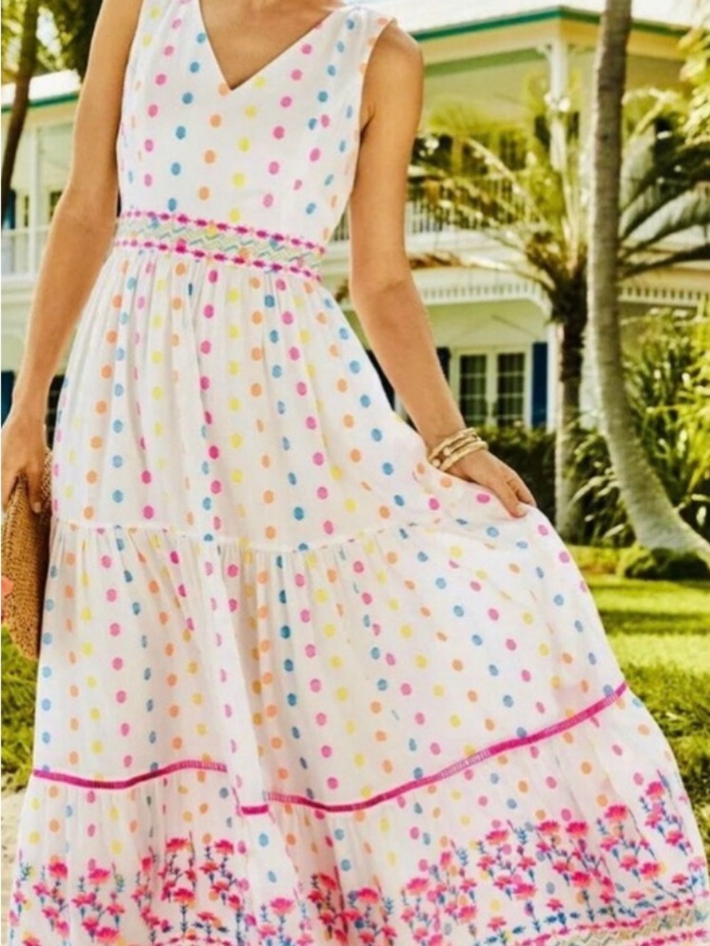 Lilly Pulitzer Charleen Maxi Dress in White NWT - Picture 8 of 8